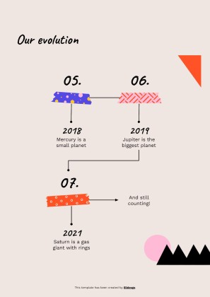 Cool Patterns Tape Scrapbook MK Plan presentation template 