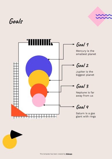 Cool Patterns Tape Scrapbook MK Plan presentation template 