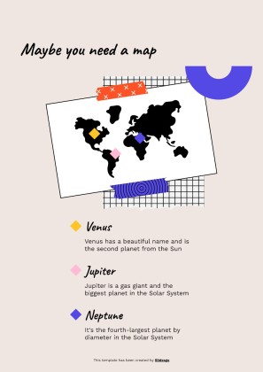 Cool Patterns Tape Scrapbook MK Plan presentation template 