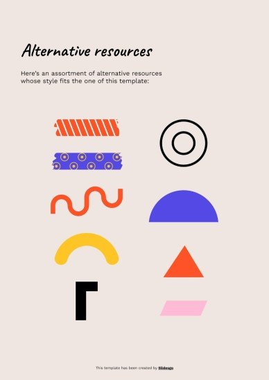 Cool Patterns Tape Scrapbook MK Plan presentation template 