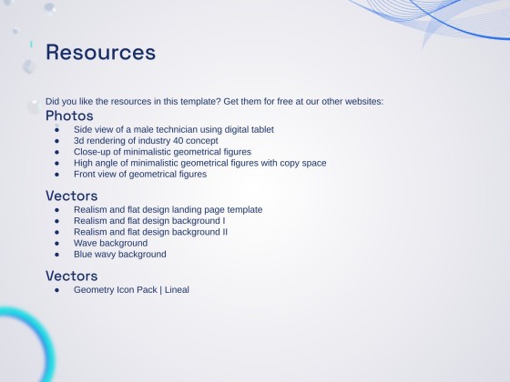 3D Metrology Workshop presentation template 