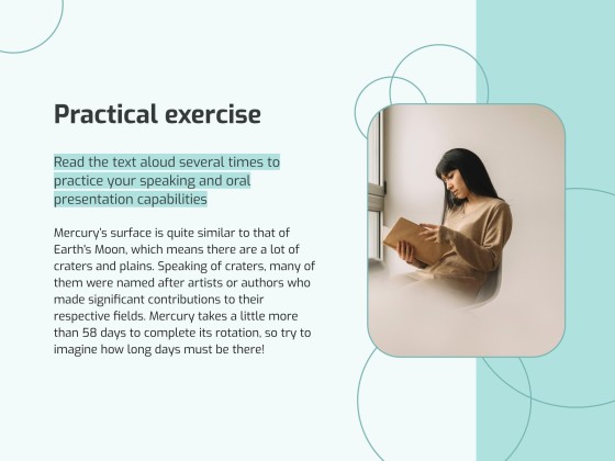 Oral Presentation Skills Workshop presentation template 