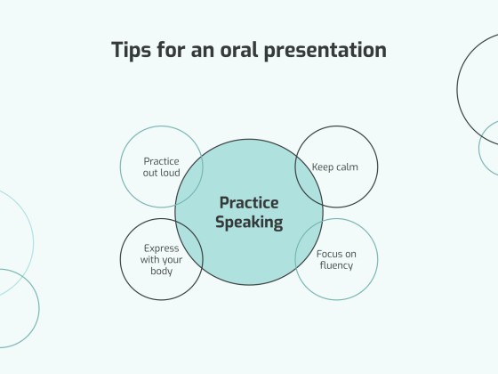Oral Presentation Skills Workshop presentation template 