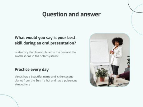 Oral Presentation Skills Workshop presentation template 