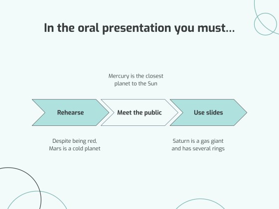 Oral Presentation Skills Workshop presentation template 