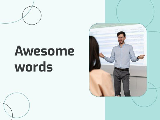 Oral Presentation Skills Workshop presentation template 