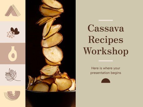 Cassava Recipes Workshop presentation template 
