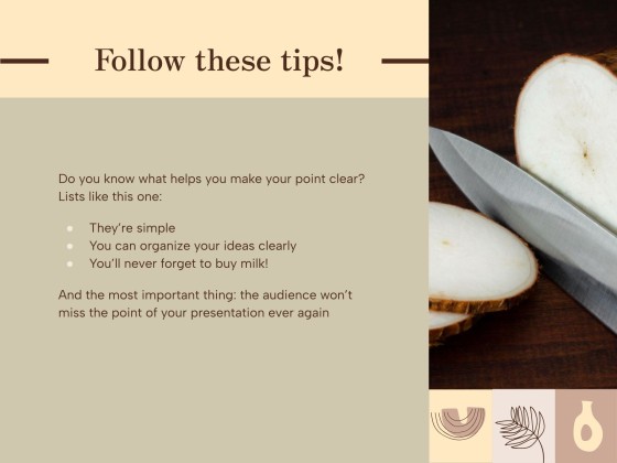 Cassava Recipes Workshop presentation template 