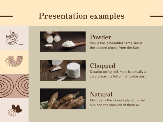 Cassava Recipes Workshop presentation template 