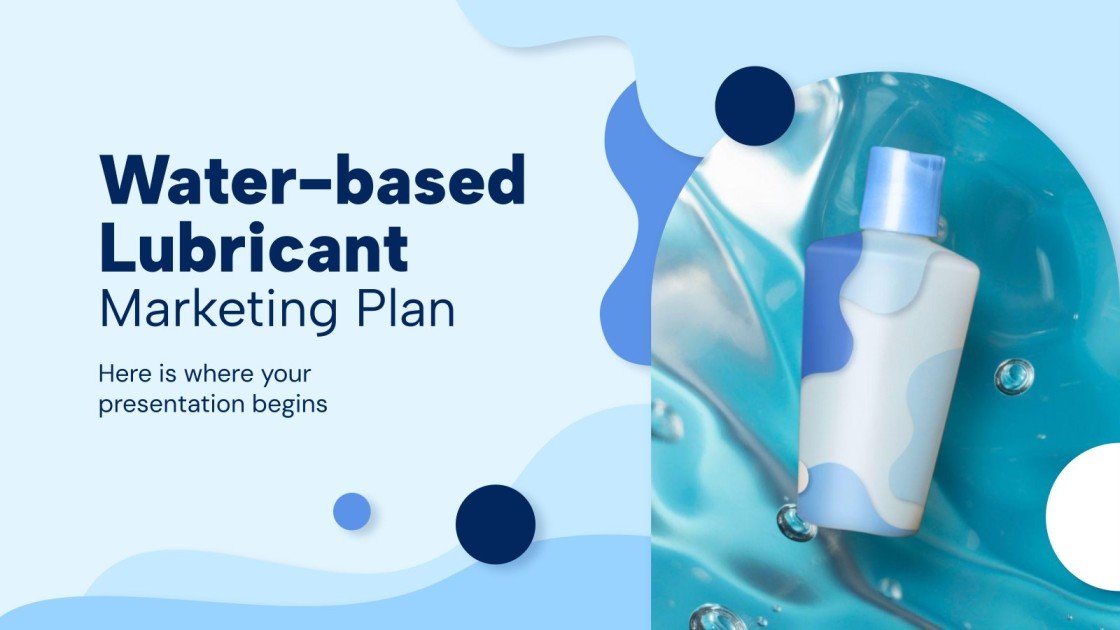 Waterbased Lubricant Marketing Plan Google Slides