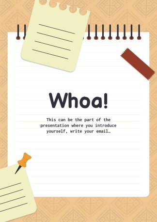 Batik Pattern Notebook presentation template 