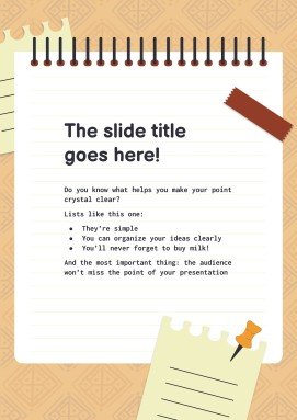 Batik Pattern Notebook presentation template 