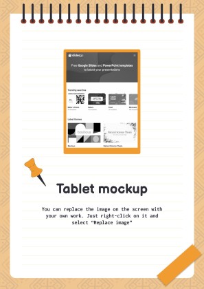 Batik Pattern Notebook presentation template 