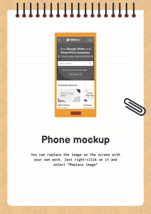 Batik Pattern Notebook presentation template 