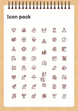 Batik Pattern Notebook presentation template 