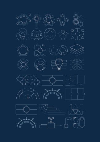 Batik Pattern Notebook presentation template 