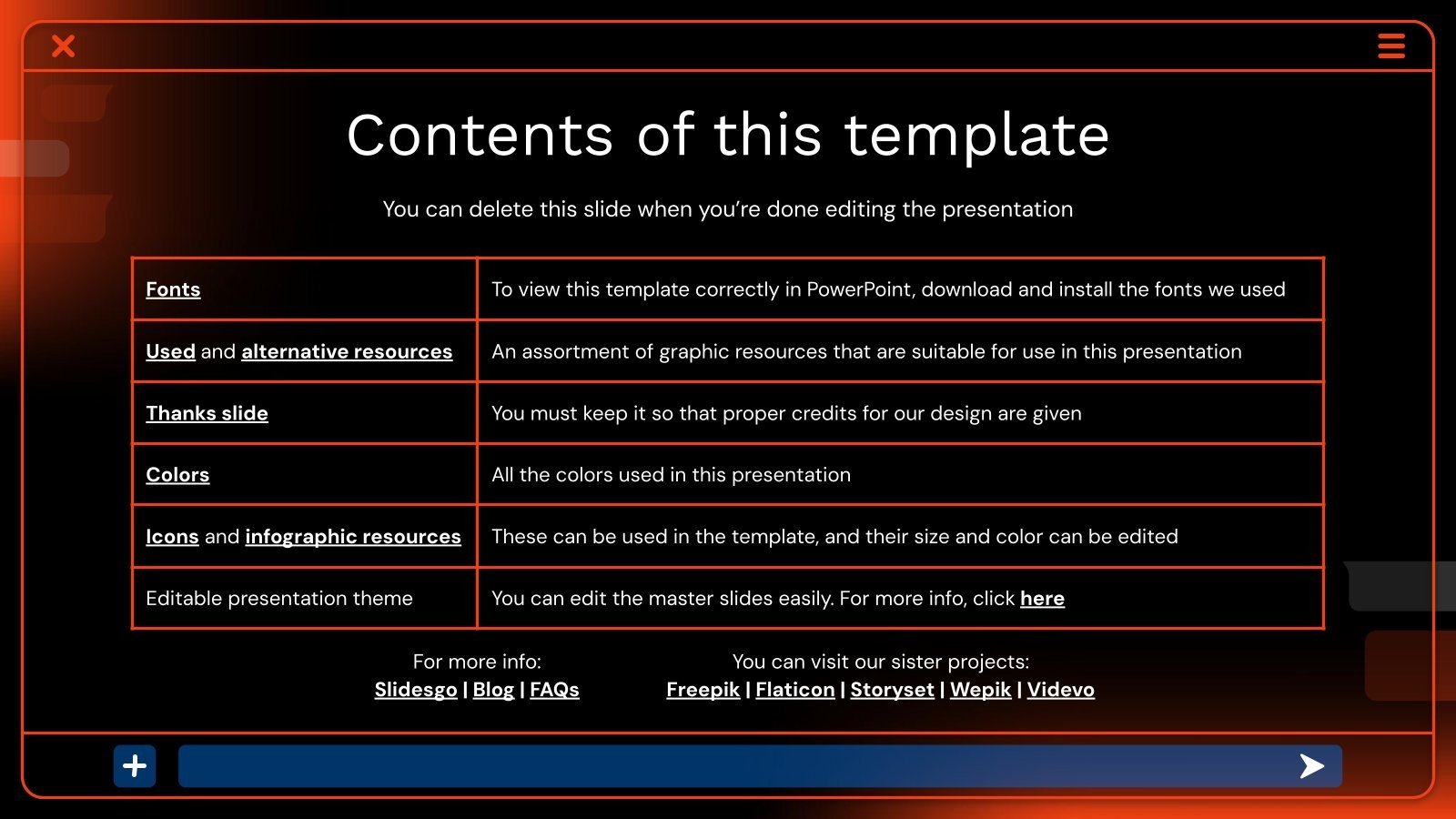 AI Text Box Business Basic Template | Google Slides & PPT