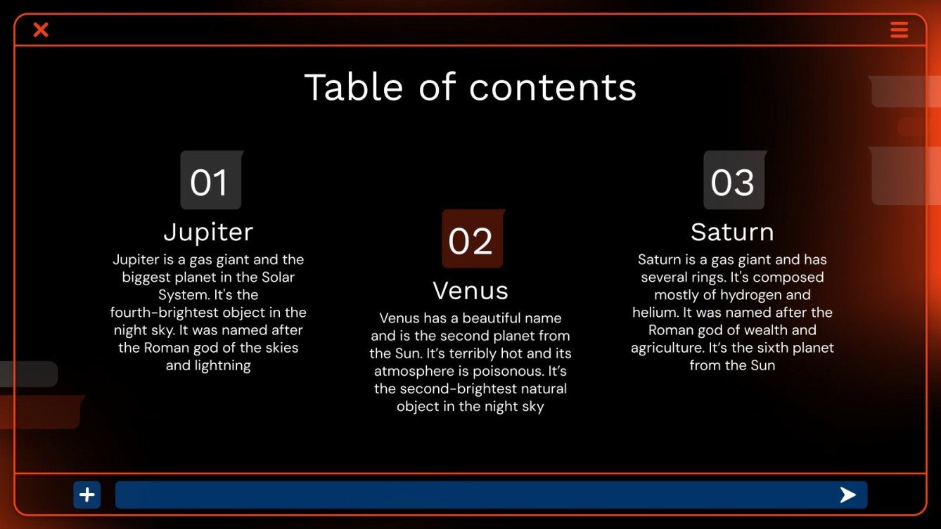 AI Text Box Business Basic Template | Google Slides & PPT