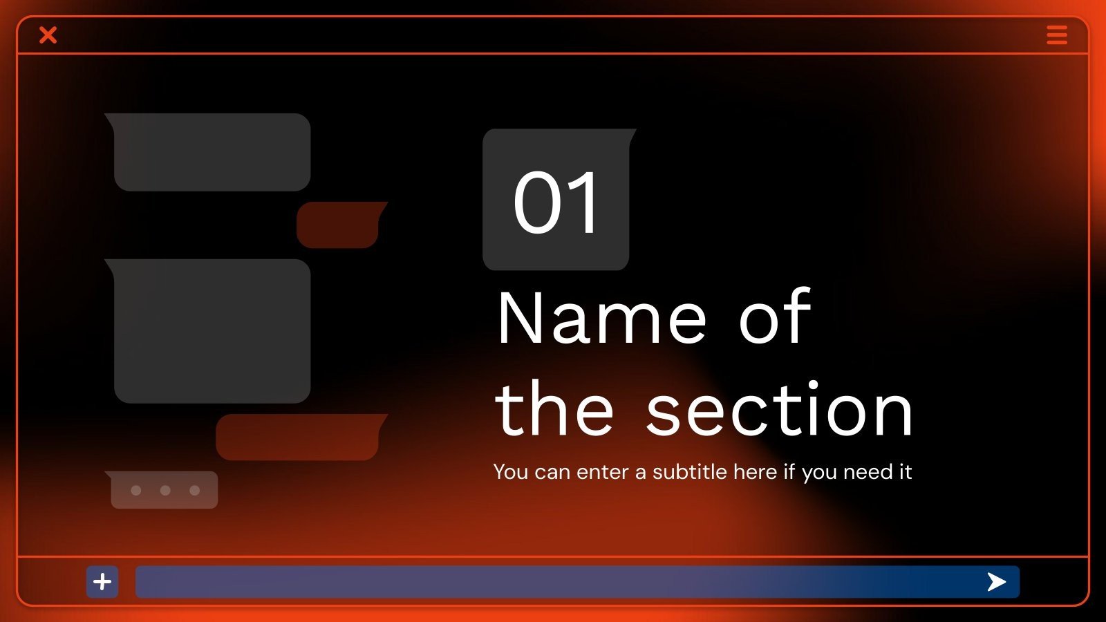 AI Text Box Business Basic Template | Google Slides & PPT