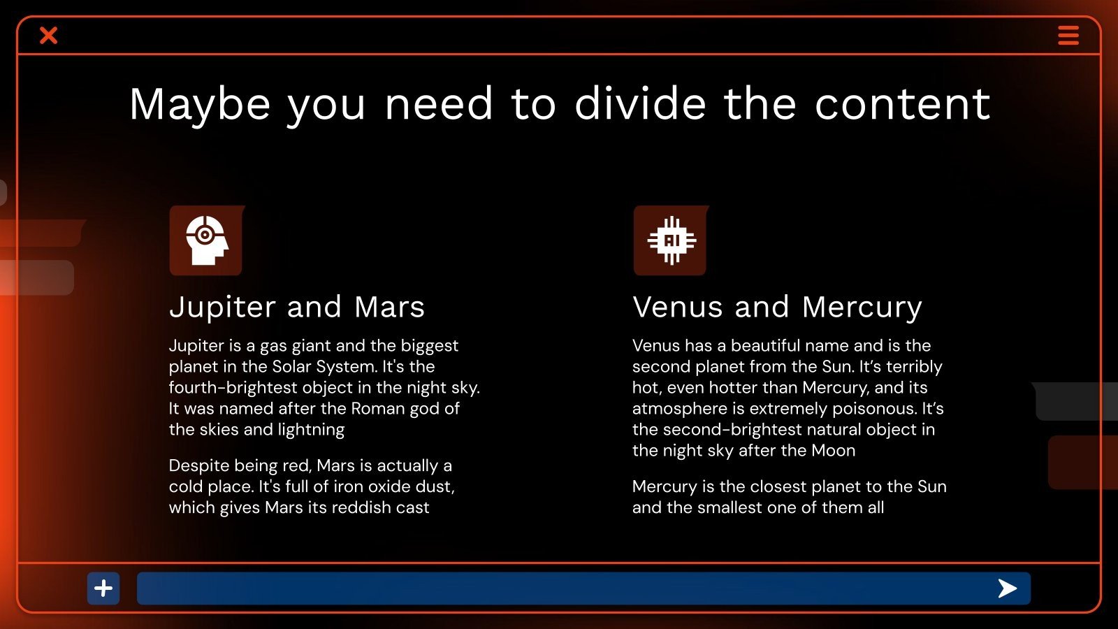 AI Text Box Business Basic Template | Google Slides & PPT