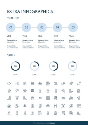 Plantilla de presentación CV para secretarios de escuela