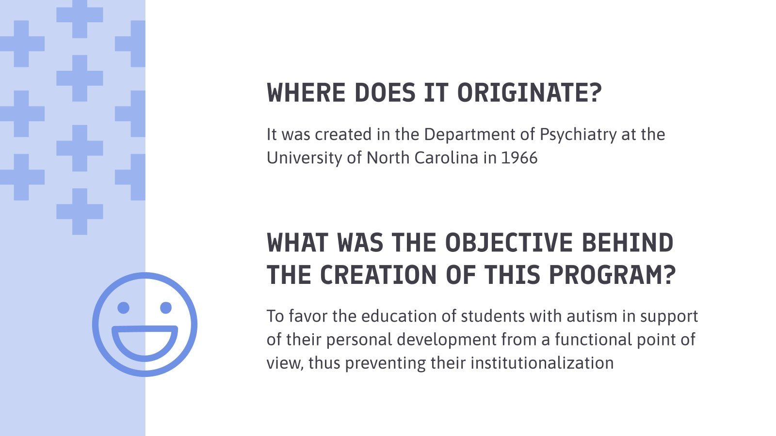 TEACCH Methodology for Students with ASD