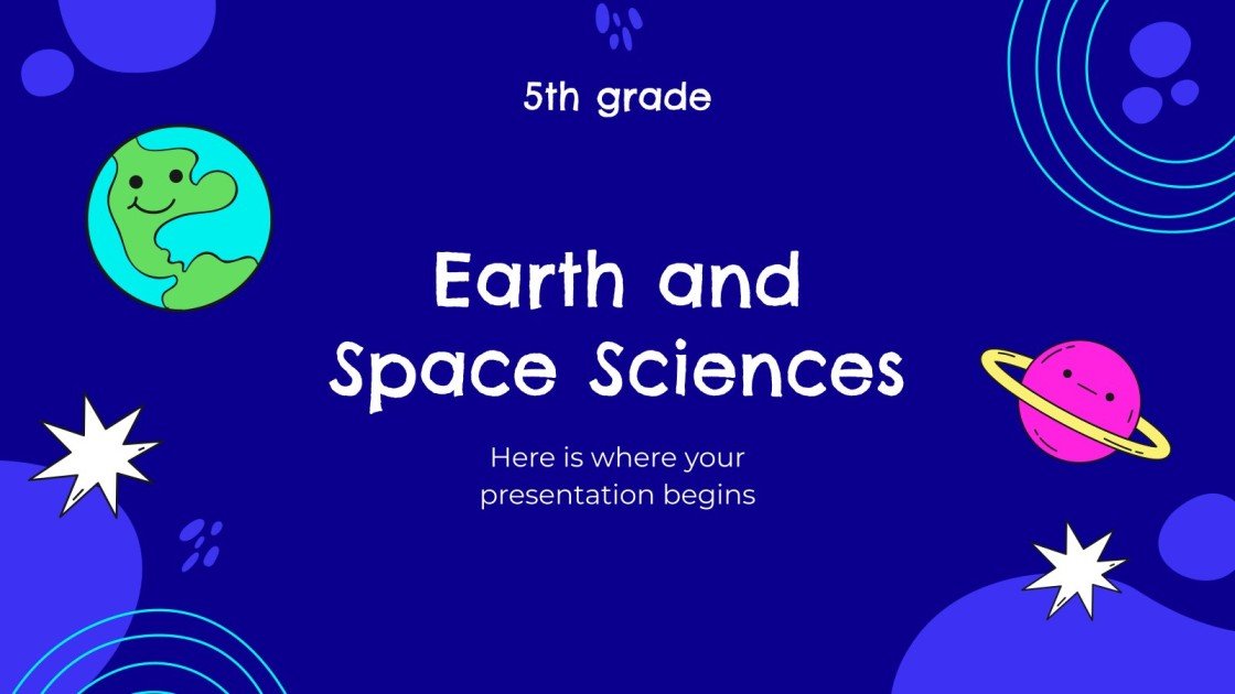 Earth and Space Sciences 5th Grade Google Slides & PPT