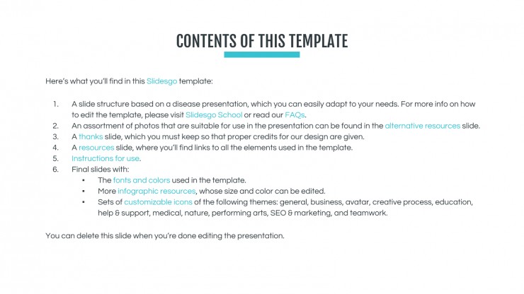 Flu Disease presentation template