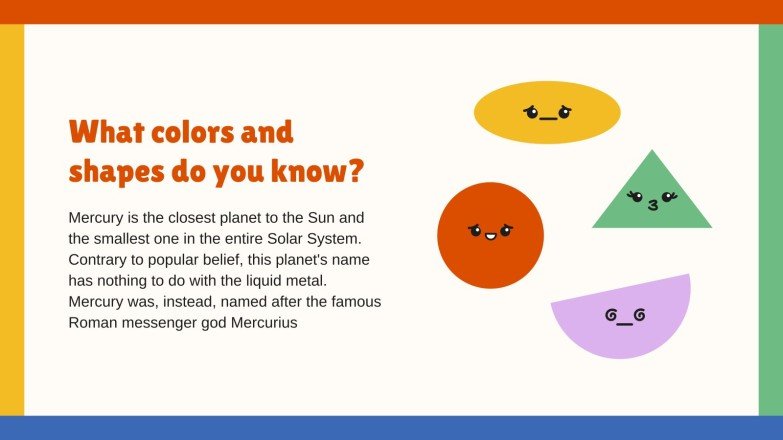 Colors and Shapes - Science - Pre-K | Google Slides & PPT