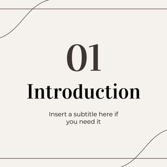 Minimalist Business Slides presentation template 