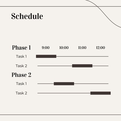 Minimalist Business Slides presentation template 