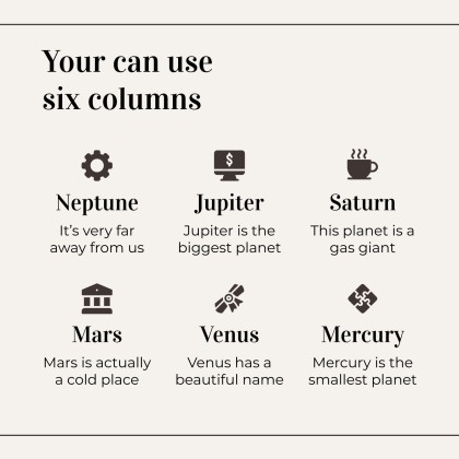 Minimalist Business Slides presentation template 