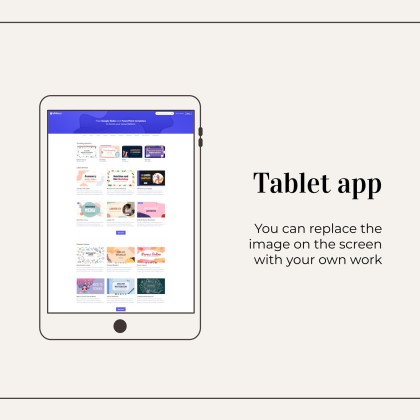 Minimalist Business Slides presentation template 