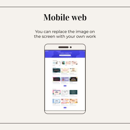 Minimalist Business Slides presentation template 