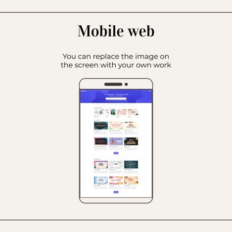 Minimalist Business Slides presentation template 