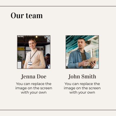 Minimalist Business Slides presentation template 