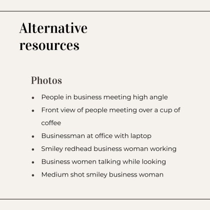 Minimalist Business Slides presentation template 