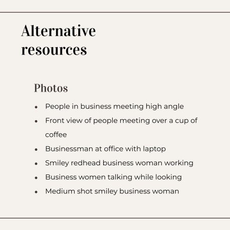 Minimalist Business Slides presentation template 