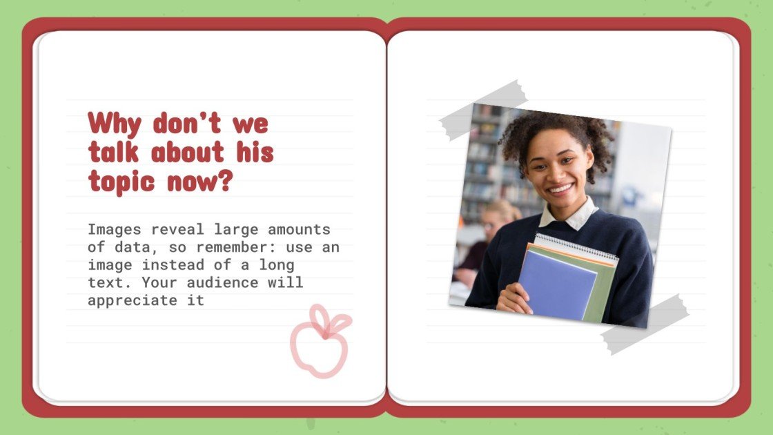 Notebook Lesson Google Slides theme and PowerPoint template