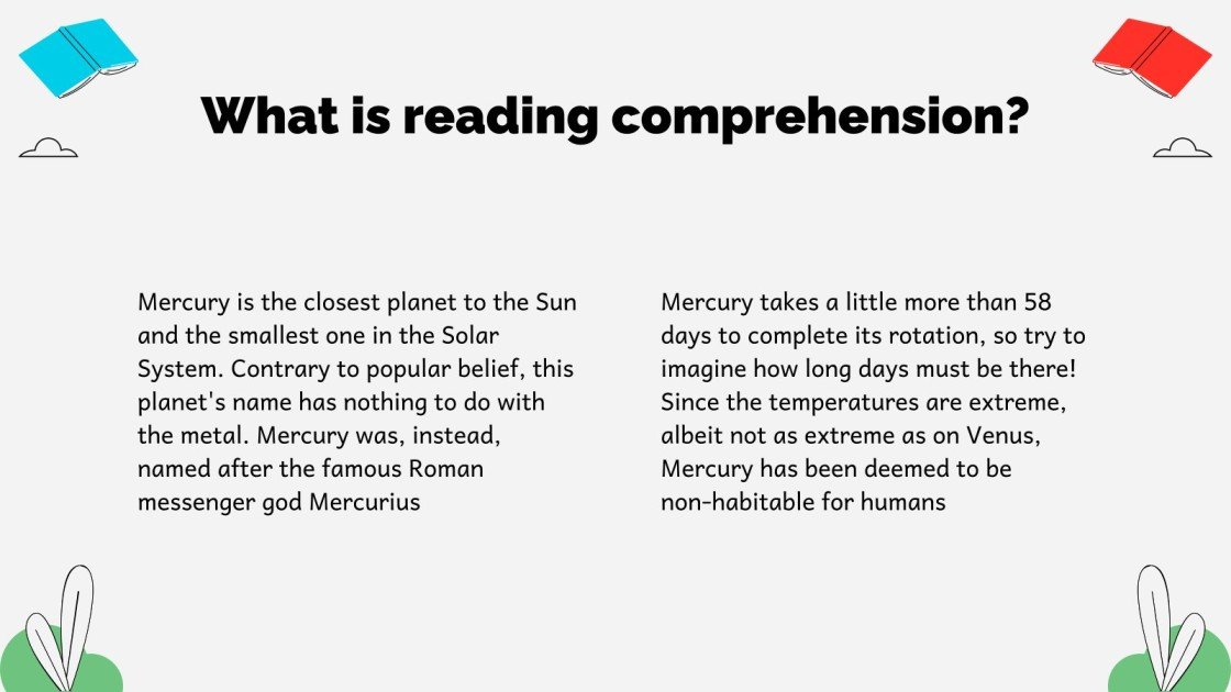 Reading Comprehension and Analysis | Google Slides & PPT