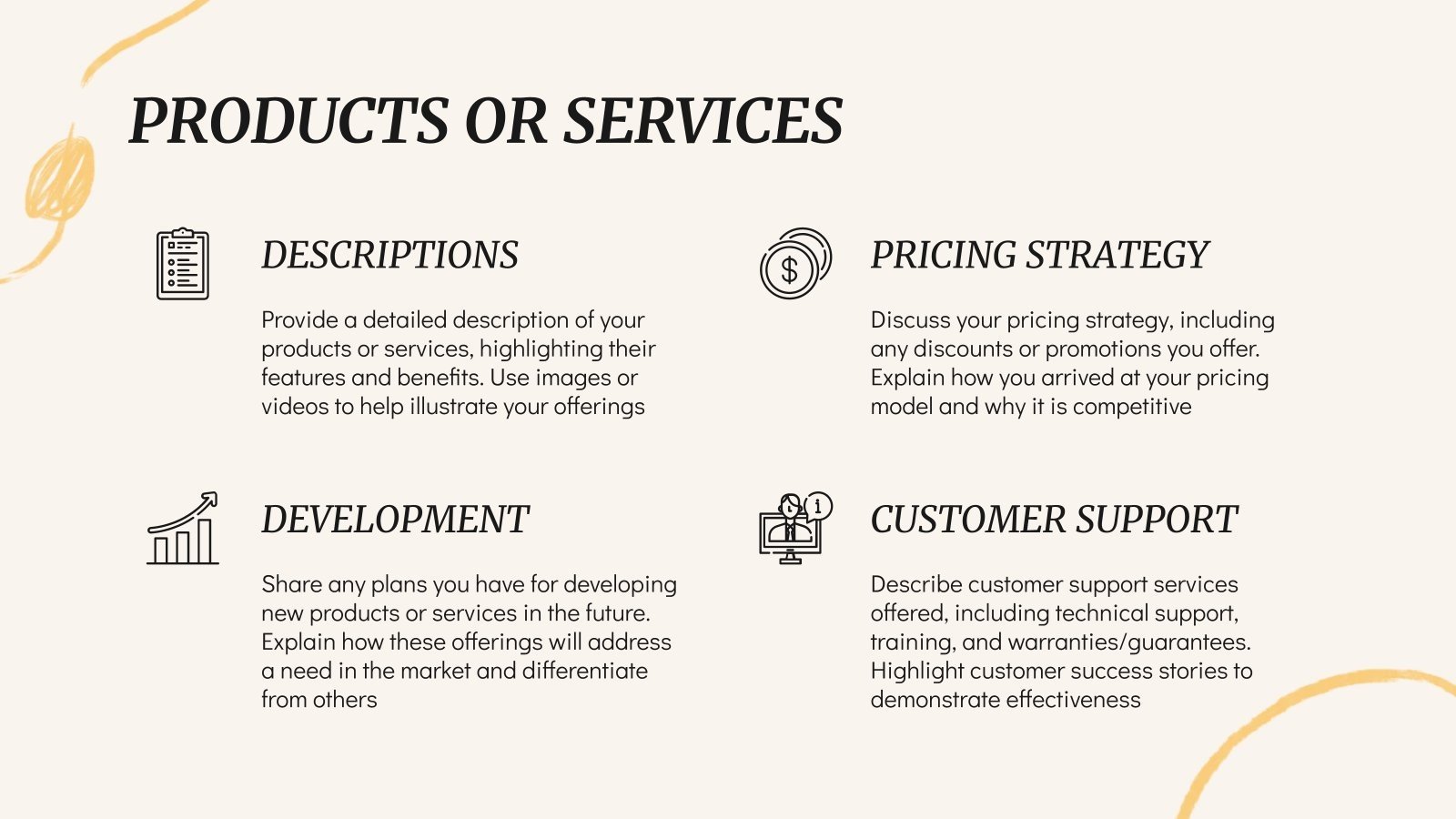 Handicraft Business Plan Google Slides PowerPoint