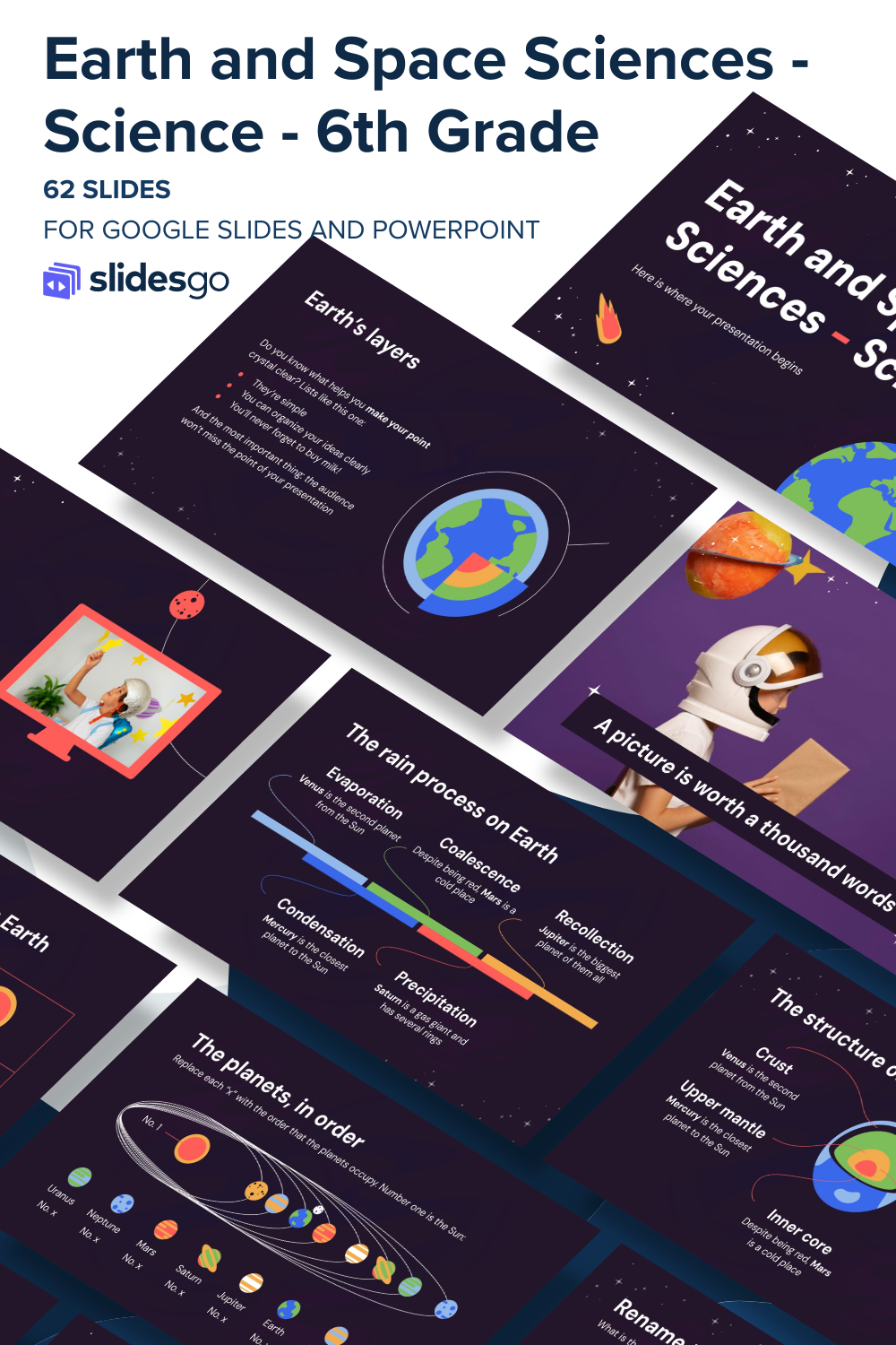 Earth and Space Sciences Google Slides & PowerPoint