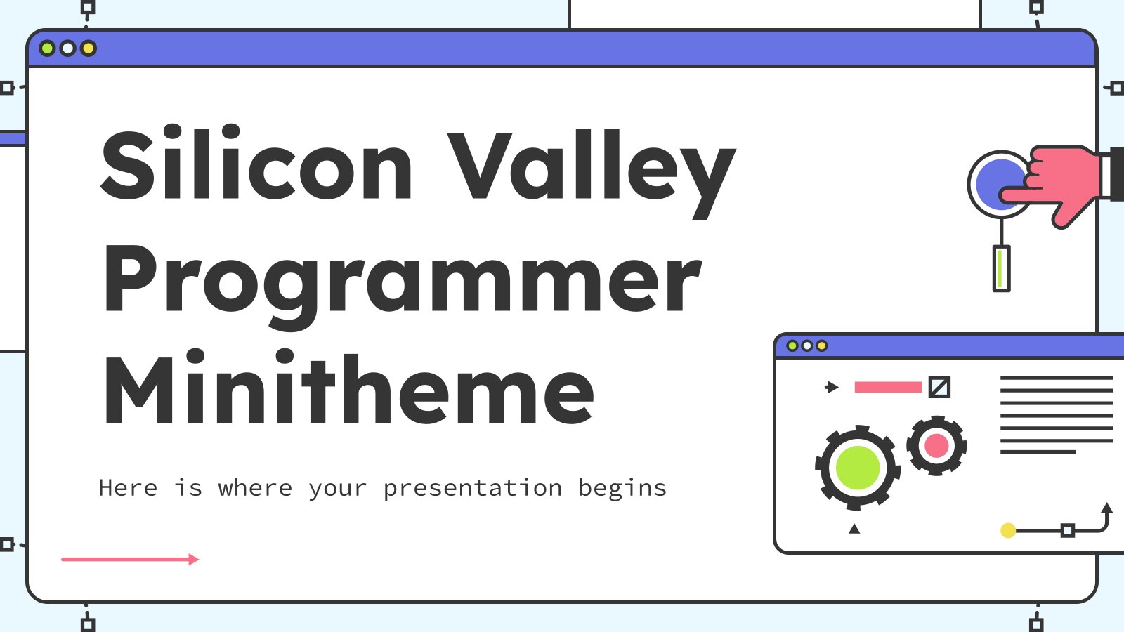 Silicon Valley Programmer Minitheme presentation template 