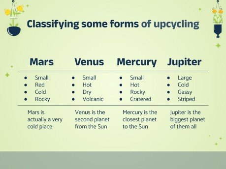 Upcycling Workshop presentation template 