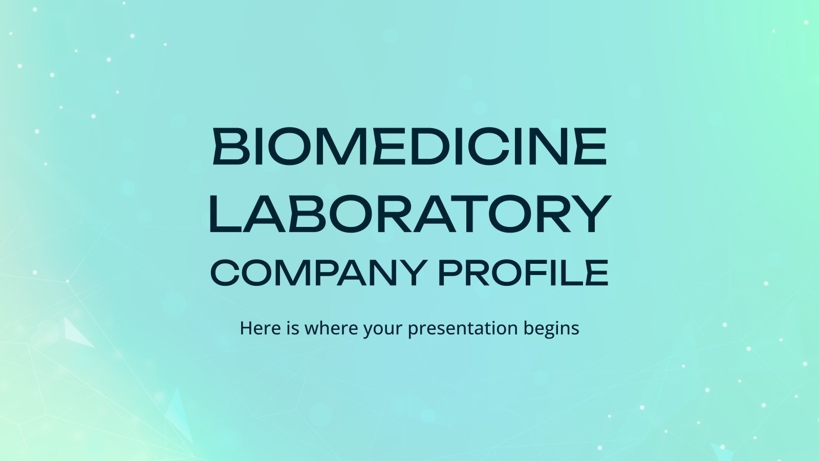 Biomedicine Laboratory Company Profile