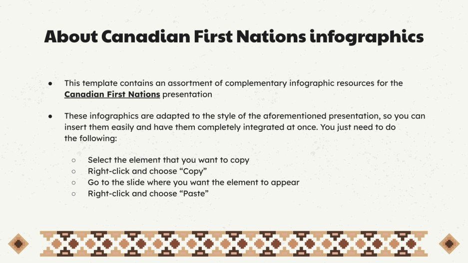 Canadian First Nations Infographics Google Slides & PPT