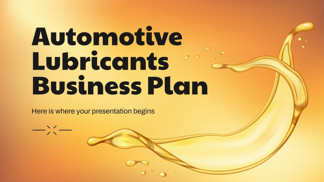 Automotive Lubricants Business Plan