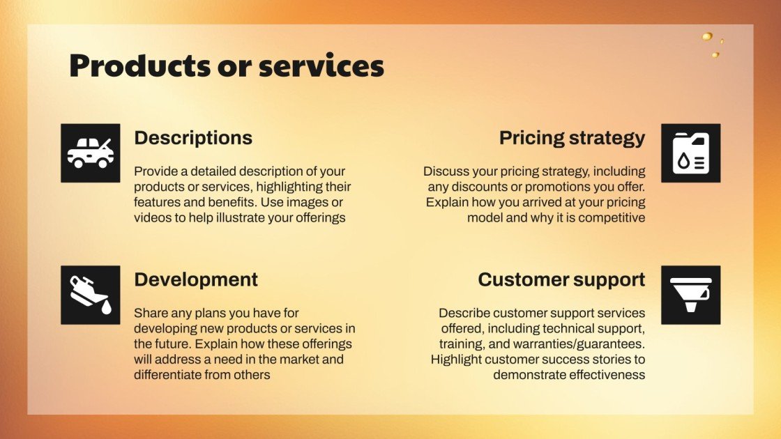 Automotive Lubricants Business Plan