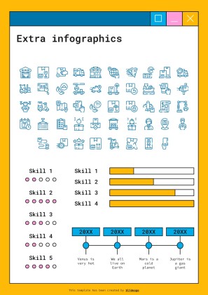 Service Delivery Manager CV presentation template 
