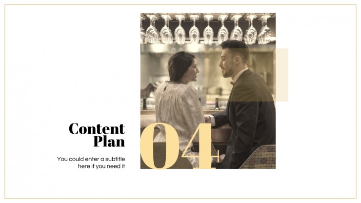 Modelo de apresentação Plano de mídia social para o Ano Novo